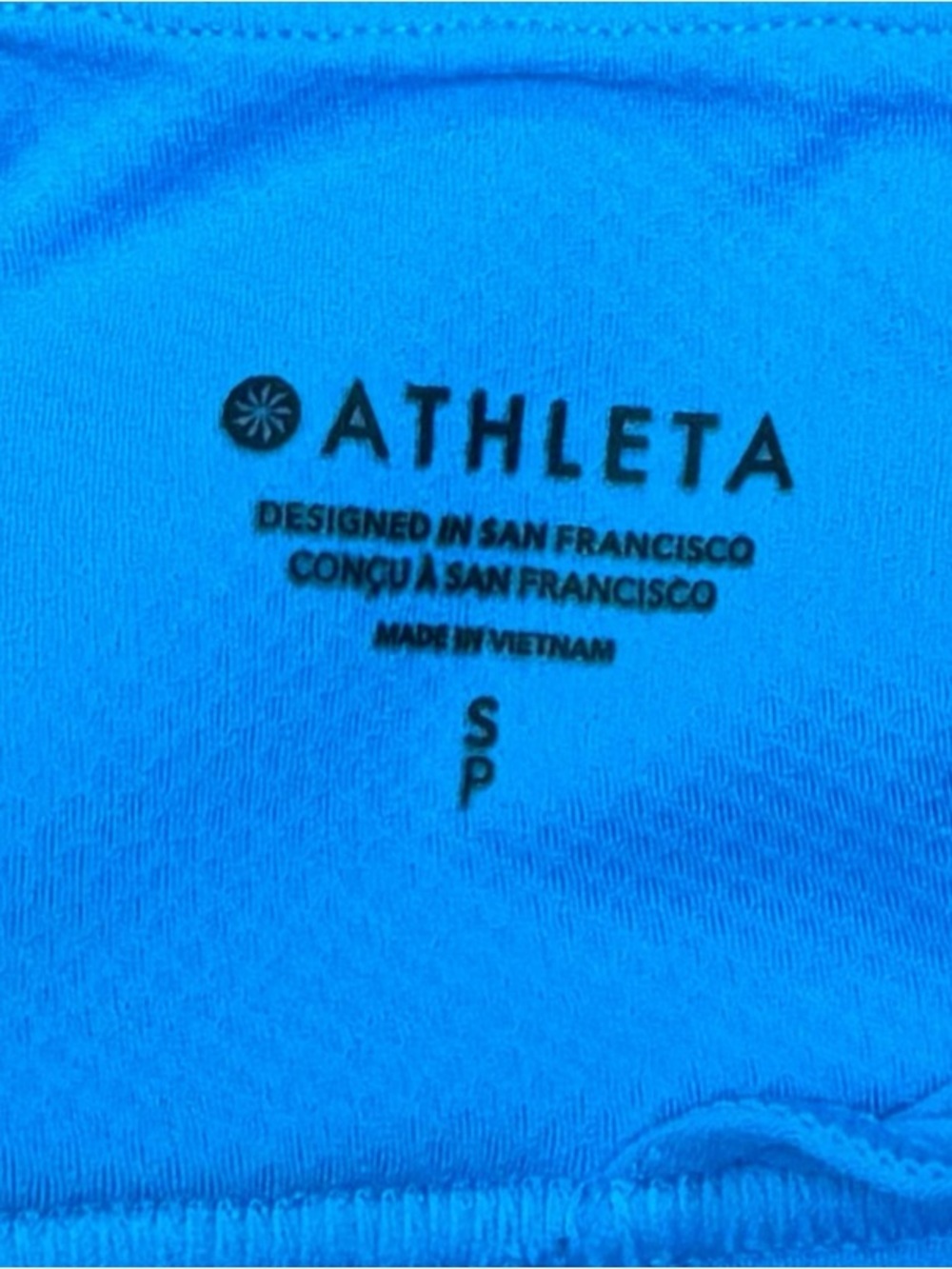 Athleta Blue Bra Size Small - Picture 4 of 4
